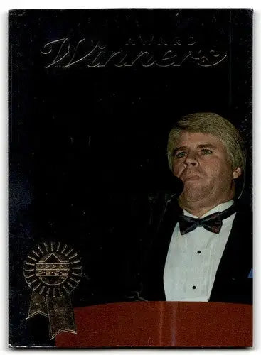Original gloss of 1996 Upper Deck Road to the Cup RC134 Bobby Hamilton award winners book