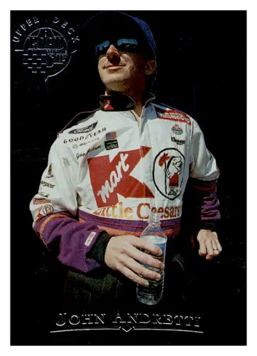 Original gloss 1996 Upper Deck Road to the Cup RC17 John Andretti trading card