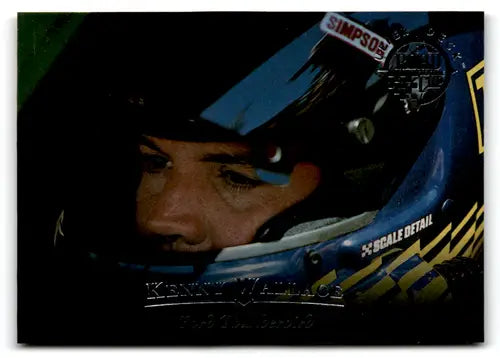 Original gloss RC20 Kenny Wallace racing card from Upper Deck 1996 Road to the Cup