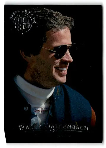 Wally Dallenbach trading card from 1996 Upper Deck Road to the Cup with original gloss