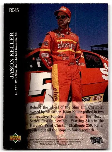 Jason Keller trading card from 1996 Upper Deck Road to the Cup with original gloss