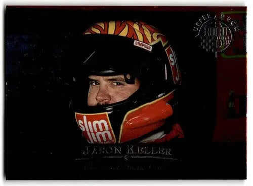 Original gloss 1996 Upper Deck Road to the Cup Jason Keller racing card near mint