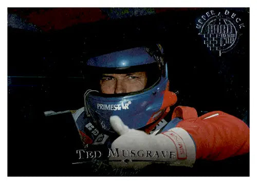 Ted Musgrave racing card from 1996 Upper Deck Road to the Cup featuring EX/NM condition