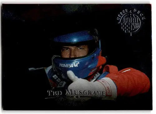 Upper Deck Road to the Cup RC6 Ted Musgrave racing card in near mint condition