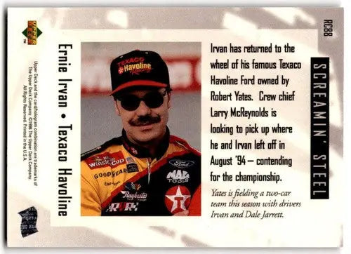 1996 Upper Deck Road to the Cup #RC88 Ernie Irvan NM Near Mint ID:43867 - Racing Card Single