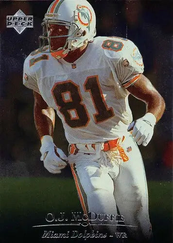 1996 Upper Deck Silver #106 O.J. McDuffie NM-MT Dolphins ID:79683 - Football Card Single