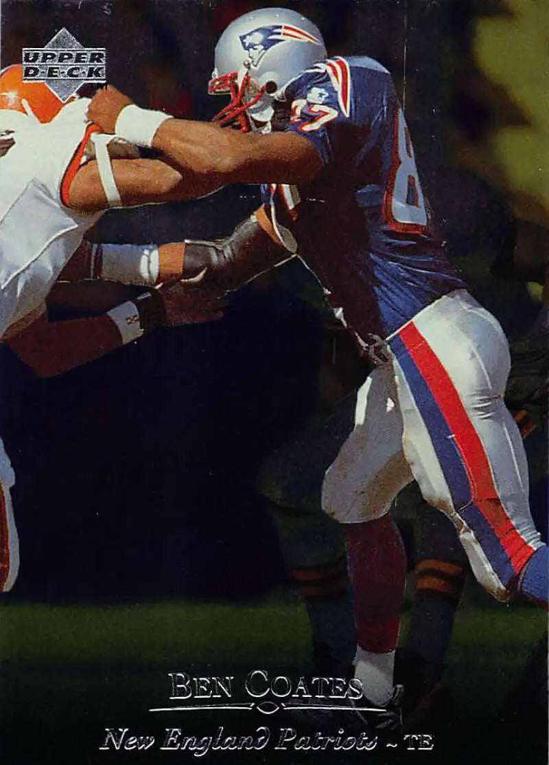 1996 Upper Deck Silver #108 Ben Coates NM-MT Patriots ID:79685 - Football Card Single