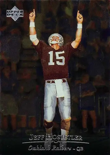1996 Upper Deck Silver #112 Jeff Hostetler NM-MT Raiders ID:79689 - Football Card Single
