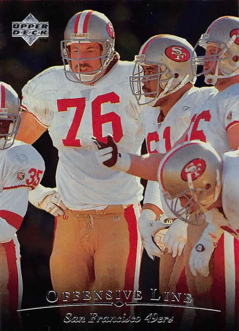 1996 Upper Deck Silver #117 49ers Offensive Line NM-MT 49ers ID:79694 - Football Card Single