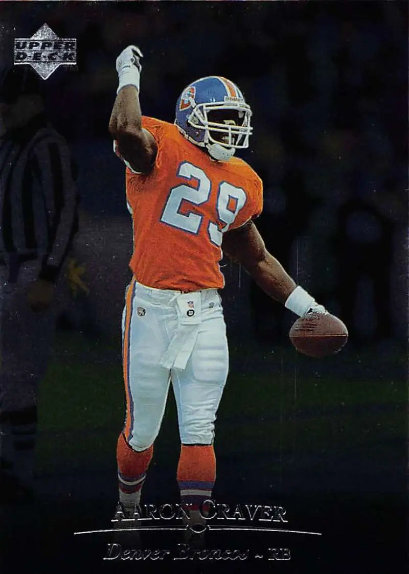 1996 Upper Deck Silver #129 Aaron Craver NM-MT Broncos ID:79706 - Football Card Single