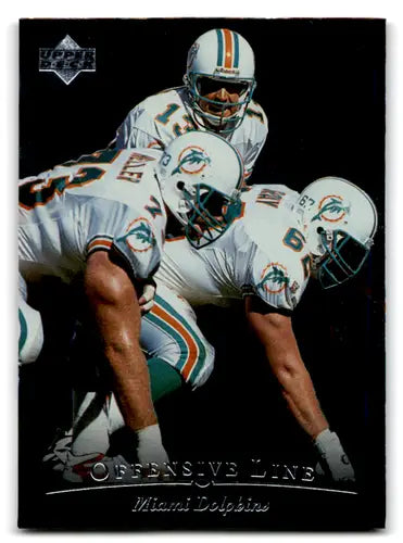 1996 Upper Deck Silver #134 Dolphins Offensive Line NM-MT Dolphins ID:79711 - Football Card Single