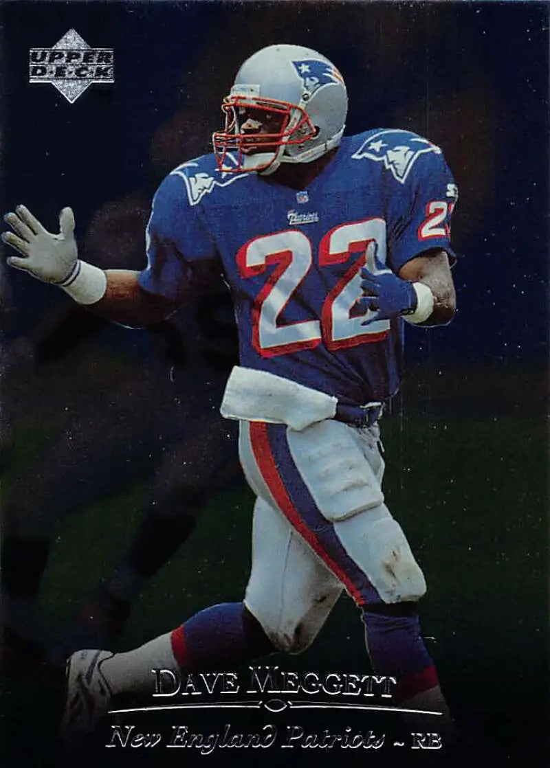 1996 Upper Deck Silver #138 Dave Meggett NM-MT Patriots ID:79715 - Football Card Single