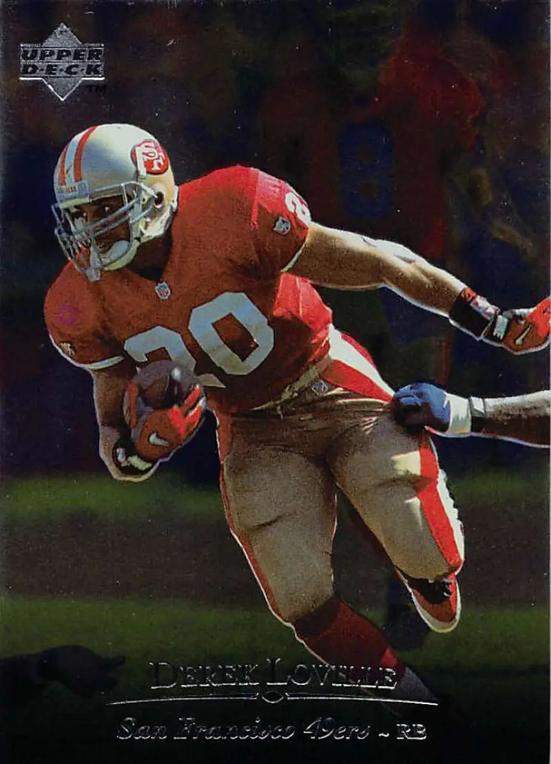 1996 Upper Deck Silver #145 Derek Loville NM-MT 49ers ID:79722 - Football Card Single