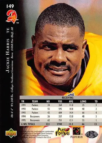 1996 Upper Deck Silver #149 Jackie Harris NM-MT Buccaneers ID:79726 - Football Card Single