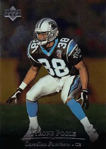 1996 Upper Deck Silver #154 Tyrone Poole NM-MT Panthers ID:79731 - Football Card Single