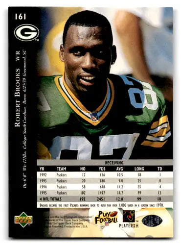 1996 Upper Deck Silver #161 Robert Brooks NM-MT Packers ID:79738 - Football Card Single