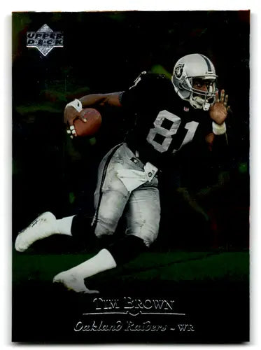 1996 Upper Deck Silver #172 Tim Brown NM-MT Raiders ID:79748 - Football Card Single