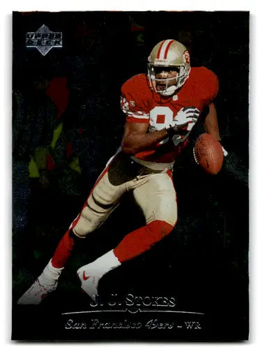1996 Upper Deck Silver #176 J.J. Stokes NM-MT 49ers ID:79752 - Football Card Single