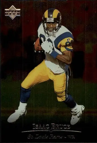1996 Upper Deck Silver #178 Isaac Bruce NM-MT Rams ID:9932 - Football Card Single