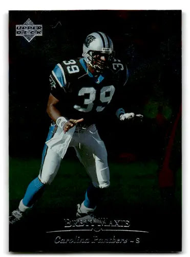 1996 Upper Deck Silver #184 Brett Maxie NM-MT Panthers ID:79759 - Football Card Single