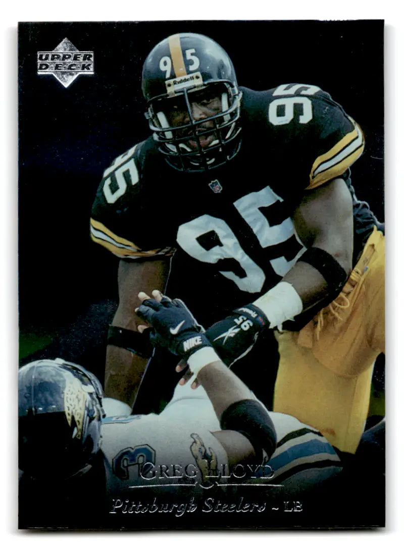 1996 Upper Deck Silver #204 Greg Lloyd NM-MT Steelers ID:79779 - Football Card Single