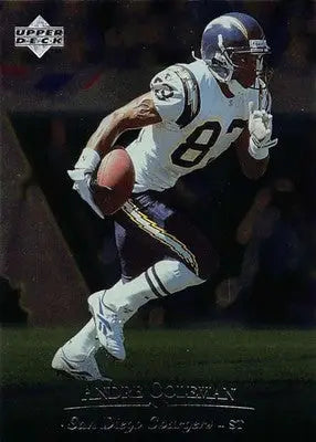 1996 Upper Deck Silver #206 Andre Coleman NM-MT Chargers ID:79781 - Football Card Single