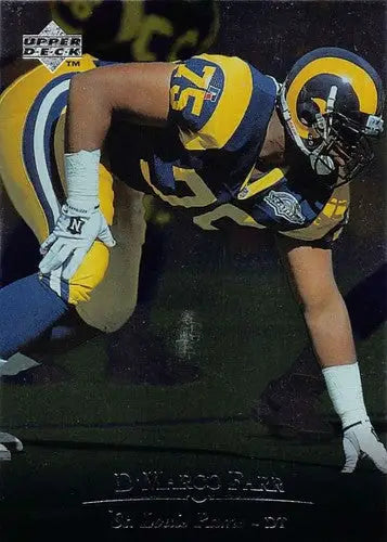 1996 Upper Deck Silver #208 D’Marco Farr NM-MT Rams ID:79783 - Football Card Single