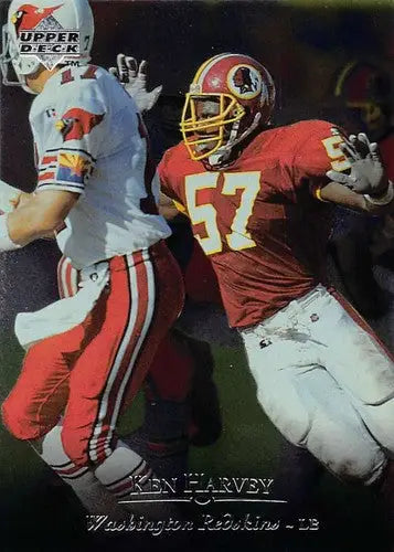 1996 Upper Deck Silver #210 Ken Harvey NM-MT Redskins ID:79785 - Football Card Single