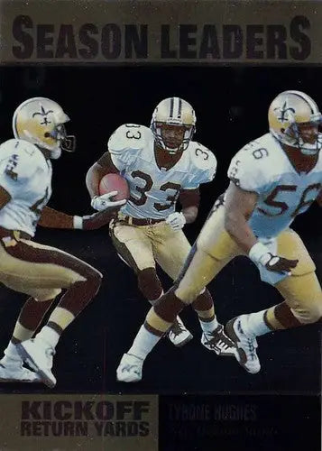 1996 Upper Deck Silver #221 Tyrone Hughes NM-MT Saints SL ID:79796 - Football Card Single