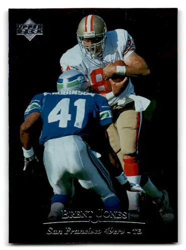 1996 Upper Deck Silver #25 Brent Jones NM-MT 49ers ID:79603 - Football Card Single