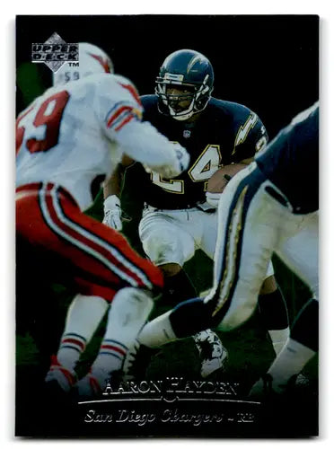 1996 Upper Deck Silver #26 Aaron Hayden NM-MT RC Rookie Chargers ID:79604 - Football Card Single