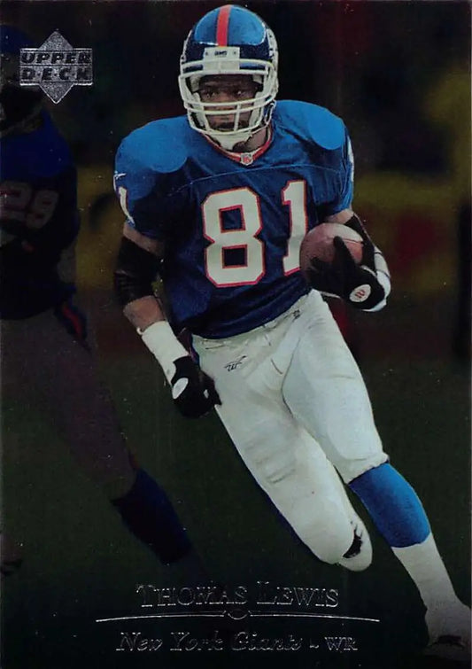 1996 Upper Deck Silver #50 Thomas Lewis NM-MT NY Giants ID:79628 - Football Card Single