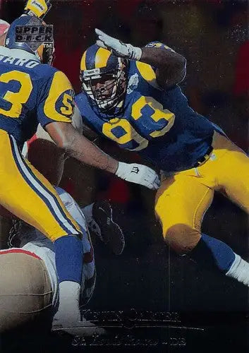 1996 Upper Deck Silver #58 Kevin Carter NM-MT Rams ID:79636 - Football Card Single