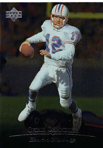 1996 Upper Deck Silver #72 Chris Chandler NM-MT Oilers ID:79650 - Football Card Single