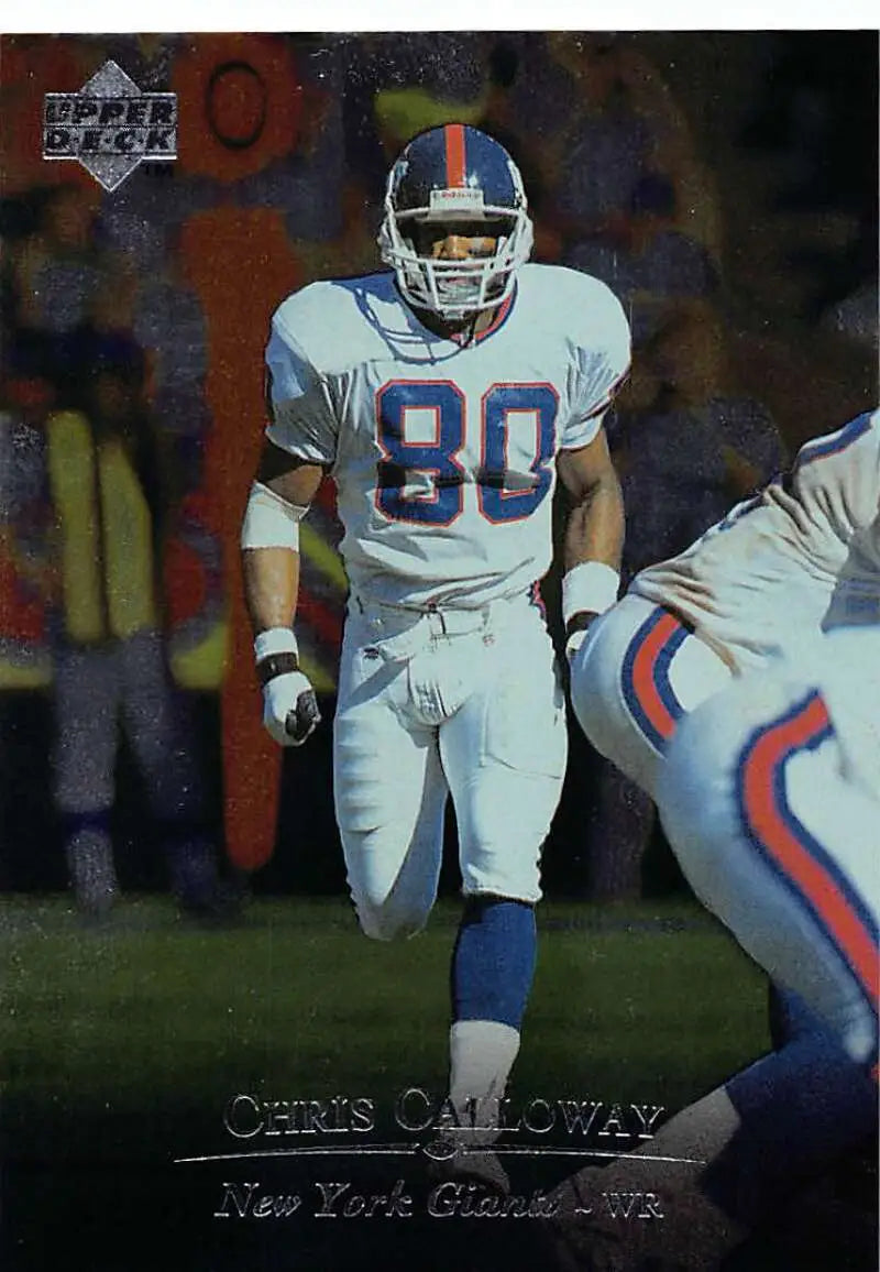 1996 Upper Deck Silver #80 Chris Calloway NM-MT NY Giants ID:79657 - Football Card Single