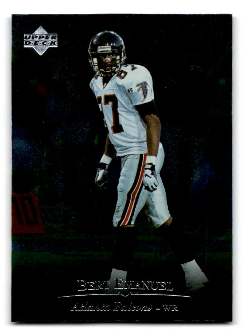 1996 Upper Deck Silver #92 Bert Emanuel NM-MT Falcons ID:79669 - Football Card Single