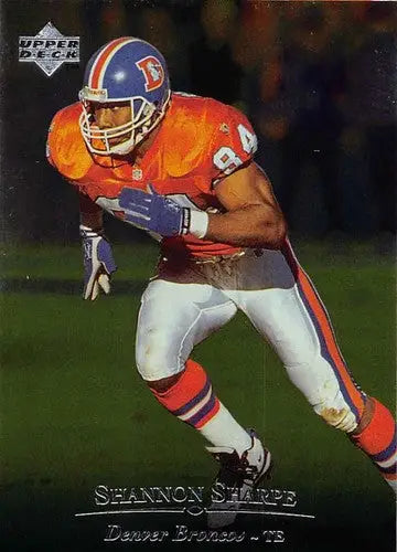 1996 Upper Deck Silver #99 Shannon Sharpe NM-MT Broncos ID:79676 - Football Card Single