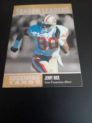 1996 Upper Deck Silver Collection - Jerry Rice #218. San Francisco 49ers. NRMT+ - Football Card Single