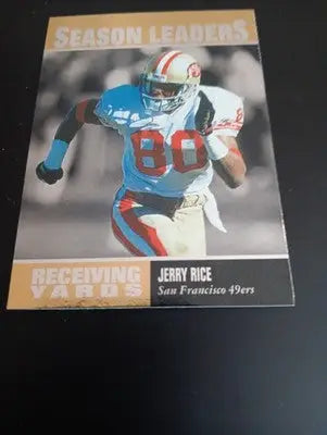 1996 Upper Deck Silver Collection - Jerry Rice #218. San Francisco 49ers. NRMT+ - Football Card Single
