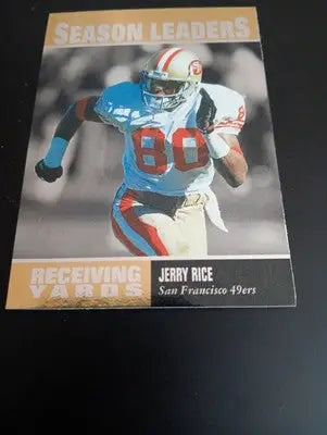 1996 Upper Deck Silver Collection - Jerry Rice #218. San Francisco 49ers. NRMT+ - Football Card Single