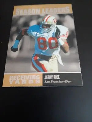 1996 Upper Deck Silver Collection - Jerry Rice #218. San Francisco 49ers. NRMT+ - Football Card Single