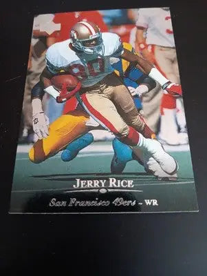 1996 Upper Deck Silver Collection - Jerry Rice #55. San Francisco 49ers. NRMT+ - Football Card Single