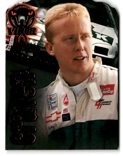 Original gloss Racing card featuring Viper Copperhead Die Cuts of Ricky Craven