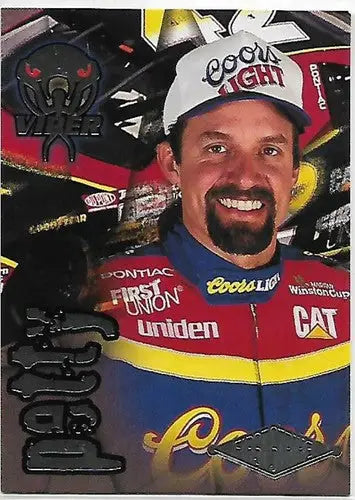 Original gloss NASCAR driver racing card from Wheels Viper featuring Kyle Petty