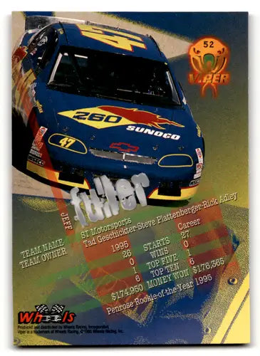 1996 Wheels Viper First Strike #52 Jeff Fuller NM Near Mint ID:46245 - Racing Card Single