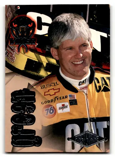 Smiling race car driver trading card featuring David Green from Wheels Viper series