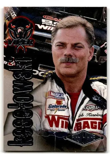 Original gloss Wheels Viper racing card featuring Bob Keselowski from 1996