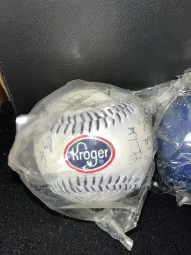 1997 1998 1999 Houston Astros Facsimile Signed Baseball Lot x3 Blue Gold Kroger - Sports Memorabilia