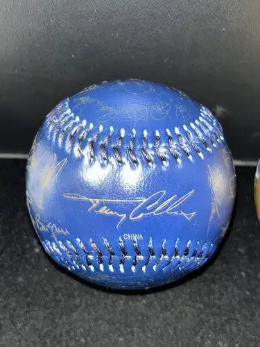 1997 1998 1999 Houston Astros Facsimile Signed Baseball Lot x3 Blue Gold Kroger - Sports Memorabilia
