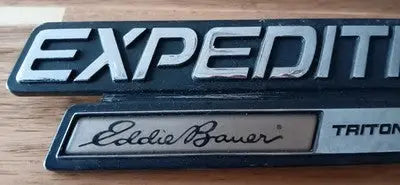 1997-2002 Ford Expedition Eddie Bauer Used Triton V8 Emblem OEM No Adhesive Nice - Other